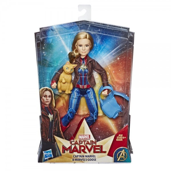 Capitana Marvel Muñeca Carol y Goose Deluxe