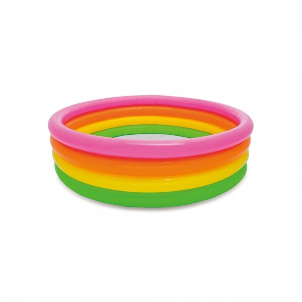 Piscina De Brillo Al Atardecer  infantil Multicolor Intex