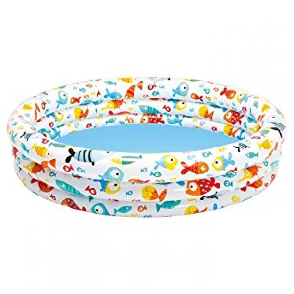 Piscina Inflable Peces 1.32m x 28cms  -Intex