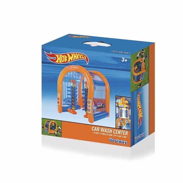 Centro de Lavado Inflable Hot Wheels - Bestway