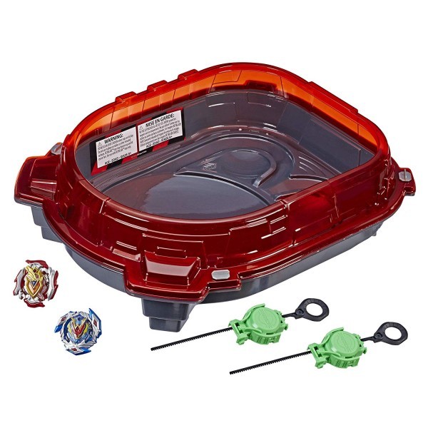 Juego de Batalla Beyblade Rail Rush Turbo Slingshock