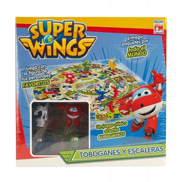 Super Wings aventura escaleras y toboganes