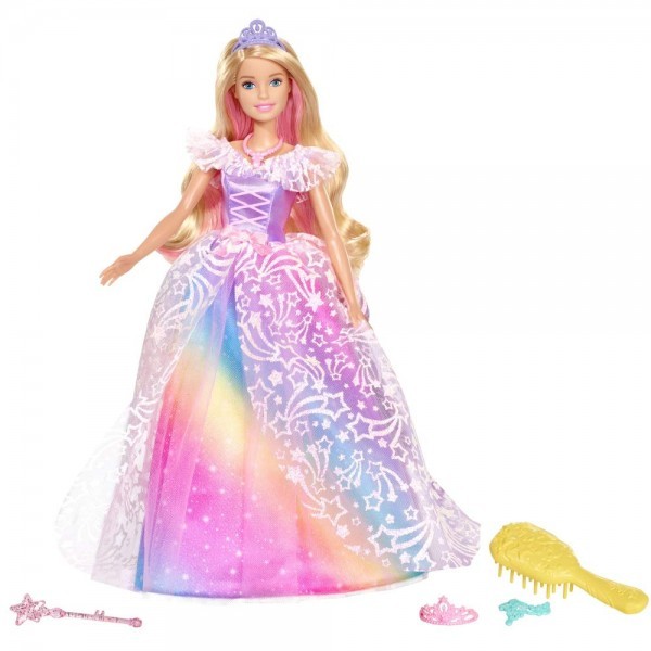 Barbie Dreamtopia Superprincesa Vestido Brillante con Accesorios