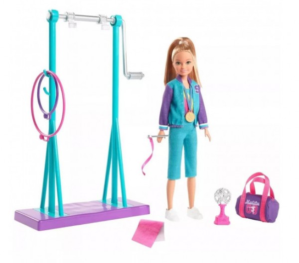 Barbie stacie conjunto de gimnasta