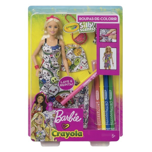 Barbie crayola colorea tu estilo