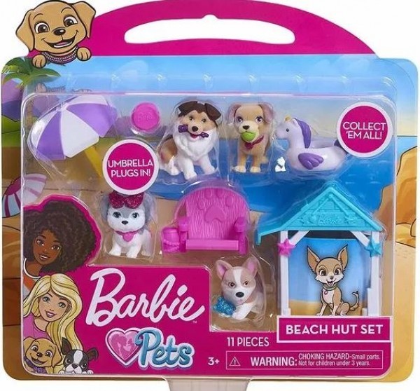 BARBIE SET DE JARDÍN PARA CACHORRITOS