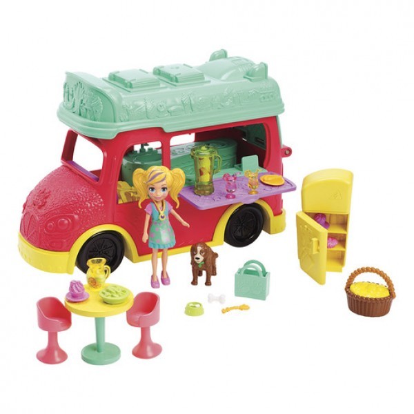 Polly Pocket  Camión de Licuados Cocina Movil Pocket