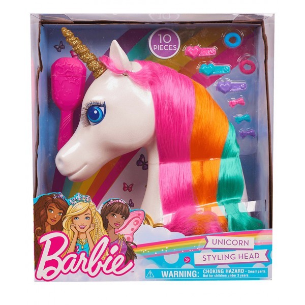 Barbie dreamtopia unicornio peinados y accesorios magicos