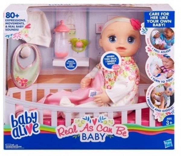 Baby Alive  Muñeca Interactiva Mi Bebita de Verdad