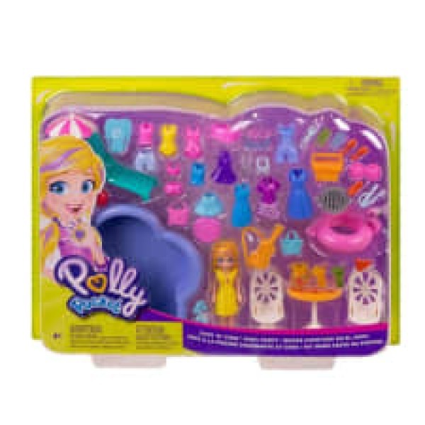 polly pocket fiesta en la alberca
