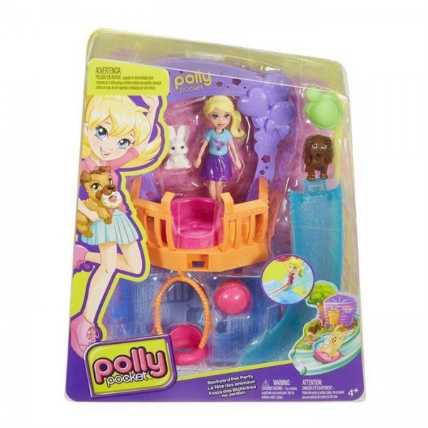 Polly Pocket Fiesta En El Parque De Mascotas -Mattel