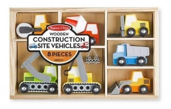 Vehículos De Construcción 8 Piezas- Melissa & Doug