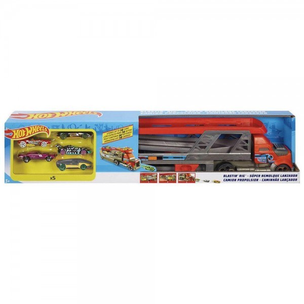 Super Remolque Lanzador Hot Wheels