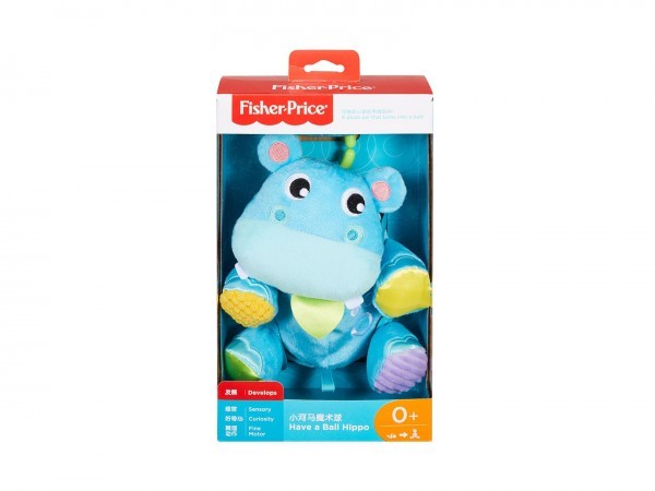 Hipopotamo peluche y Pelota De Actividades Fisher Price