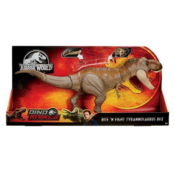 T-Rex de Batalla Bite'n Fight Jurassic World Mattel