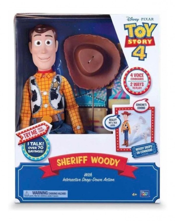 Woody Figura con Función Coleccionable Toy Story 4 Disney