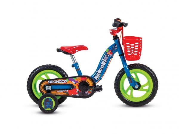 BICICLETA BRONCO R12 AZUL Y VERDE