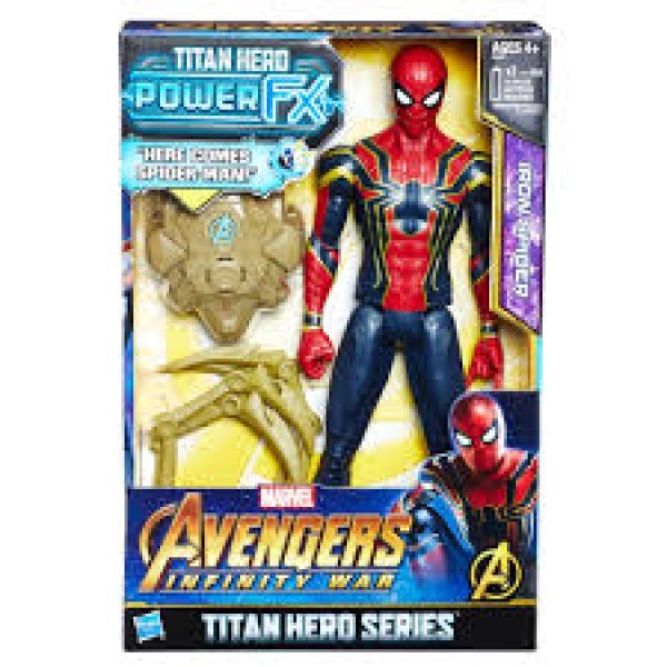 AVN Iron Spider Titan Hero Power FX de 12 Pulgadas - Hasbro