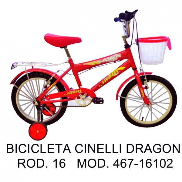 Bicicleta Cinelli Dragón Rodada 16