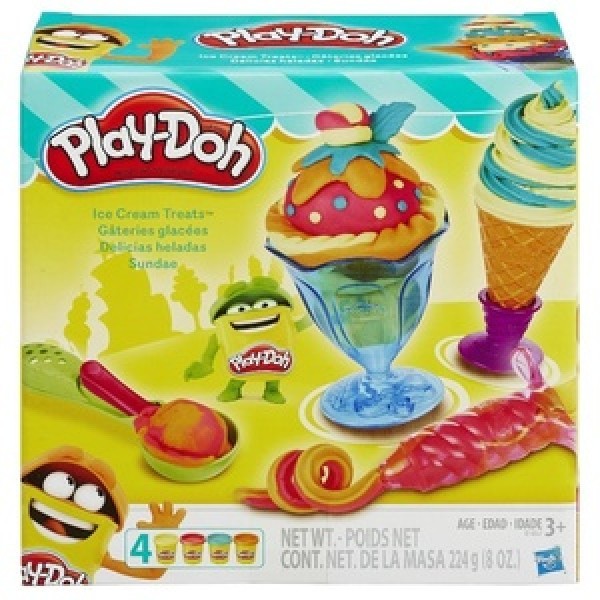 Play Doh Ice Cream Sundae Paquete 3 piezas