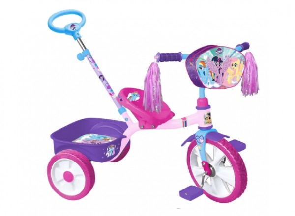 Triciclo Apache My Little Pony R12 Barra Empuje
