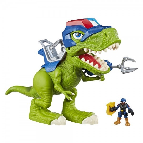 Polisaurio y Pepe Placa - Playskool Heroes Chomp Squad