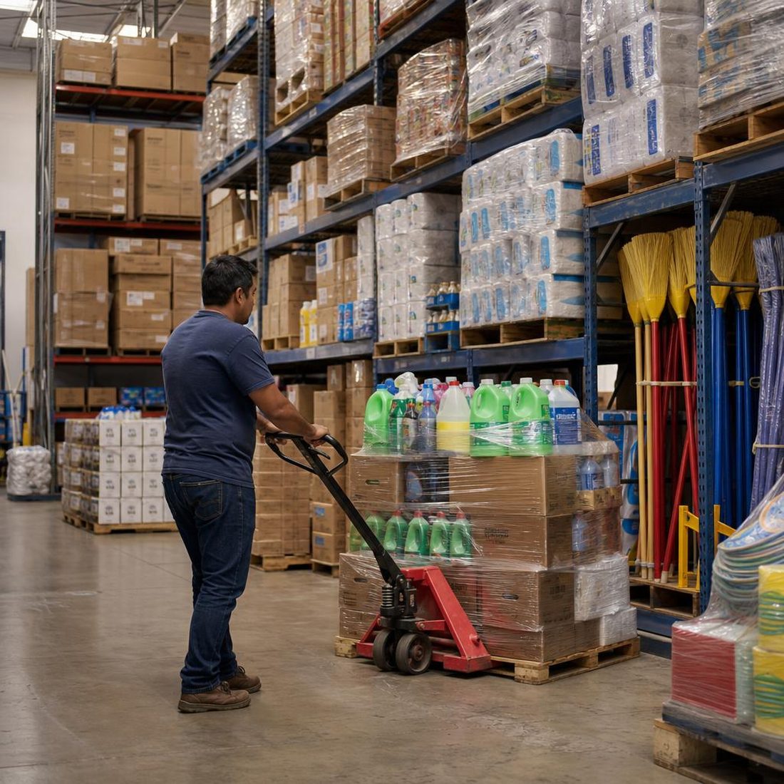 Almacén de producto de Juguetes Online en México